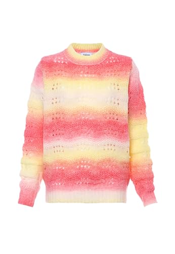 SIDONA Damen Sweater, ROSA GELB Mehrfarbig, XL/XXL von SIDONA