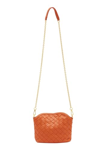 Sidona Women's Handtasche Bag Clutch, Orange von Sidona