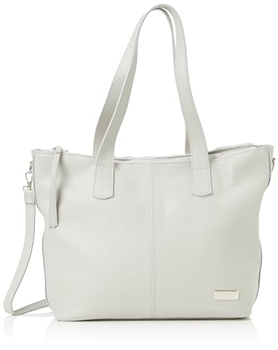 Sidona Women's Shopper Bag aus Leder, Grau von Sidona