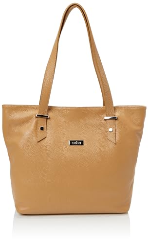 Sidona Women's Shopper aus Leder, Beige von Sidona