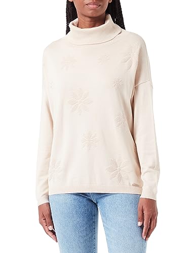 Sidona Women's Strick Pullover Sweater, Creme, M-L von Sidona