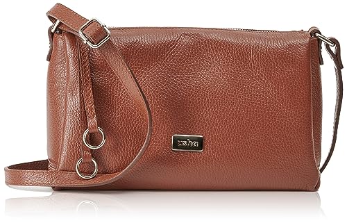 Sidona Women's Umhängetasche aus Leder, Braun von Sidona