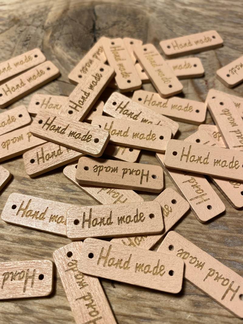 10 Labels „Handmade" Aus Holz 10 Labels „Handmade" Aus Holz von SiebenGeisslein