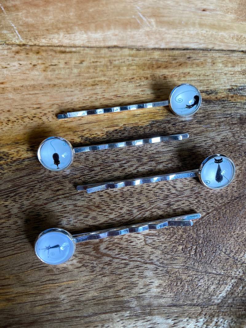 4Er Set Haarspangen/Made in Germany Handgefertigt Nachhaltig Haarclips Schmuck von SiebenGeisslein