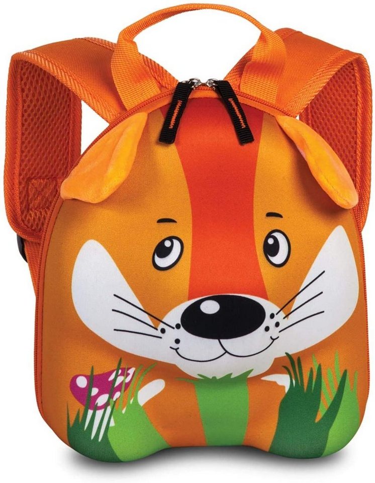 Sieber Kinderrucksack Fabrizio Rucksack mit 3D Effekt und Klappohren von Sieber