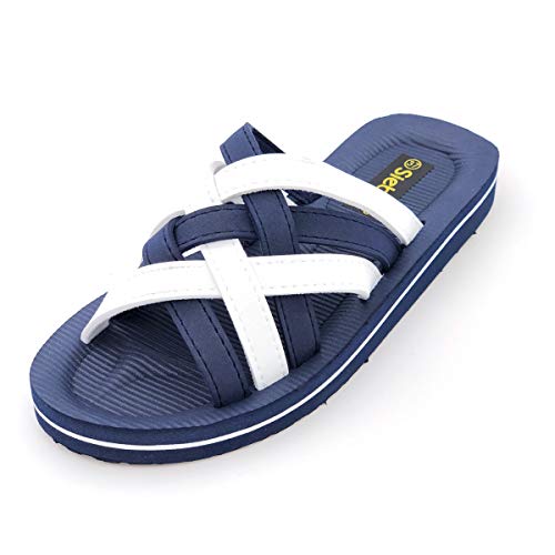 Siebi's Badeschuhe Damen Beach bicolor (36 EU, Navy) von Siebi's