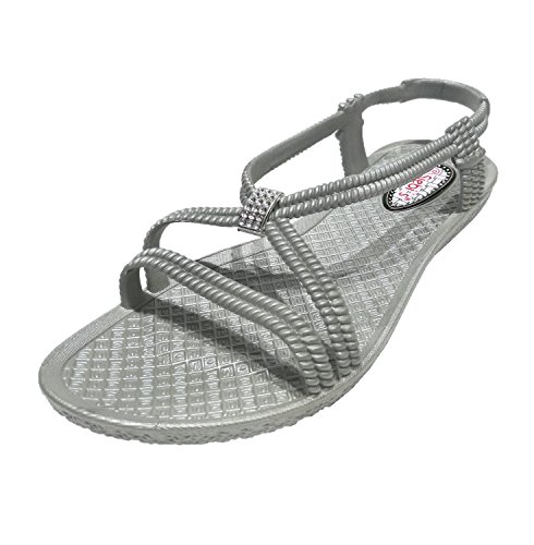 Siebi's TENNO 160050 WELLNESS Badeschuhe und Badesandalette Damen: Größe: 40 | Farbe: Grau von Siebi's