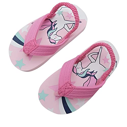 SiegenPro Zehentrenner Kinder Flip Flop Mädchen Jungen Sandalen mit Riemchen Kleinkind Hausschuhe für Sommer und Strand von SiegenPro