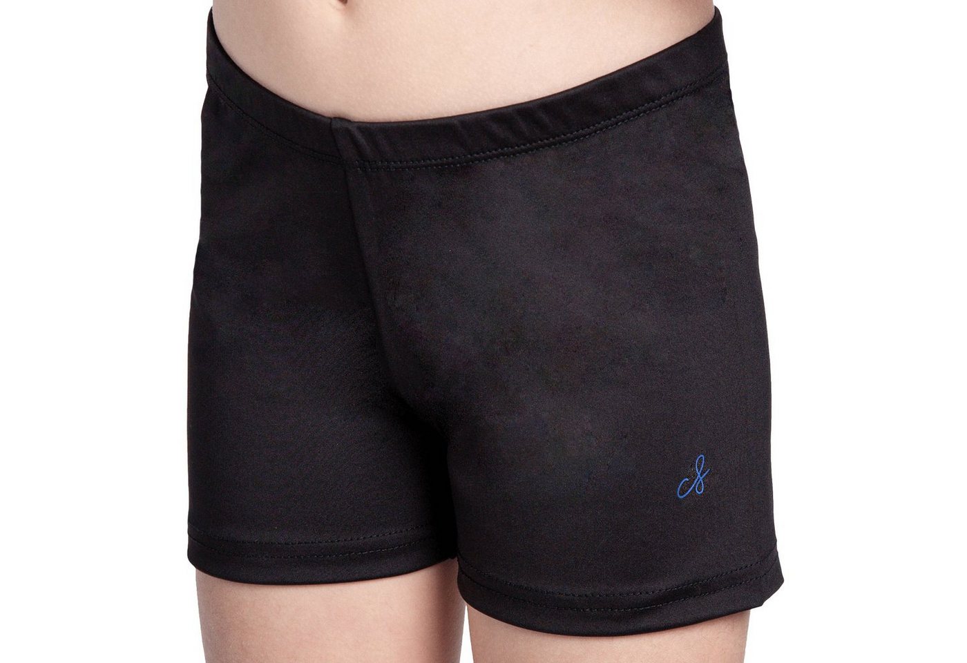 Siegertreppchen Sporthose Turnhose für Mädchen Stoff kurz (Größe 116-164) Gymnastikhose Ballett Shorts von Siegertreppchen