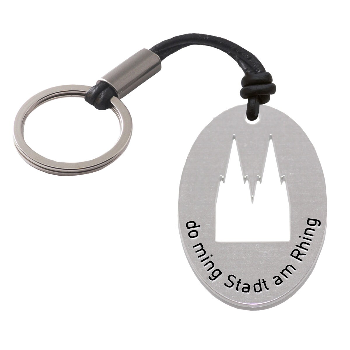 Der Kölner Dom Am Schlüsselbund Aus Leder von Siegtaler