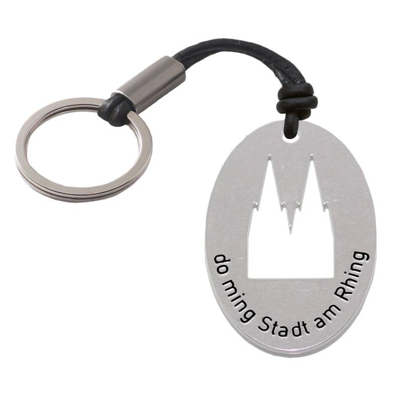 Der Kölner Dom Am Schlüsselbund Aus Leder von Siegtaler