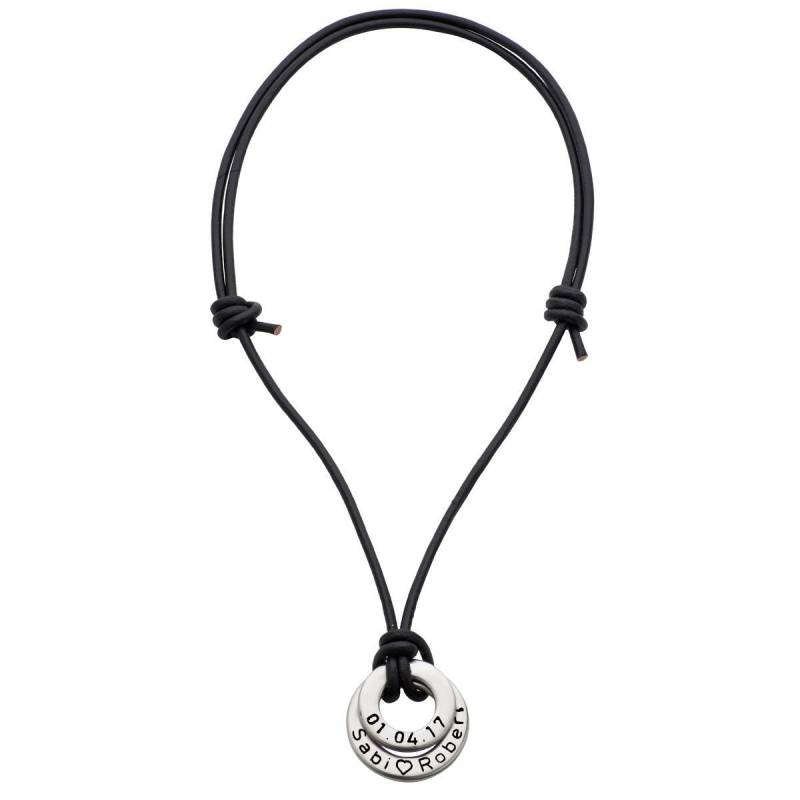 Halskette Gravur Mit Wunschtext von Siegtaler