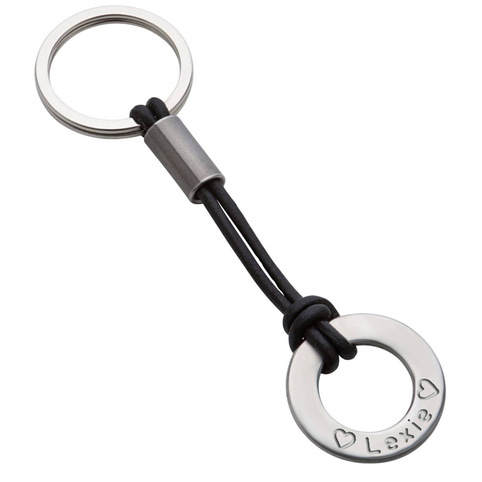 Schlüsselanhänger Gestempelt Geschenk Handgraviert von Siegtaler