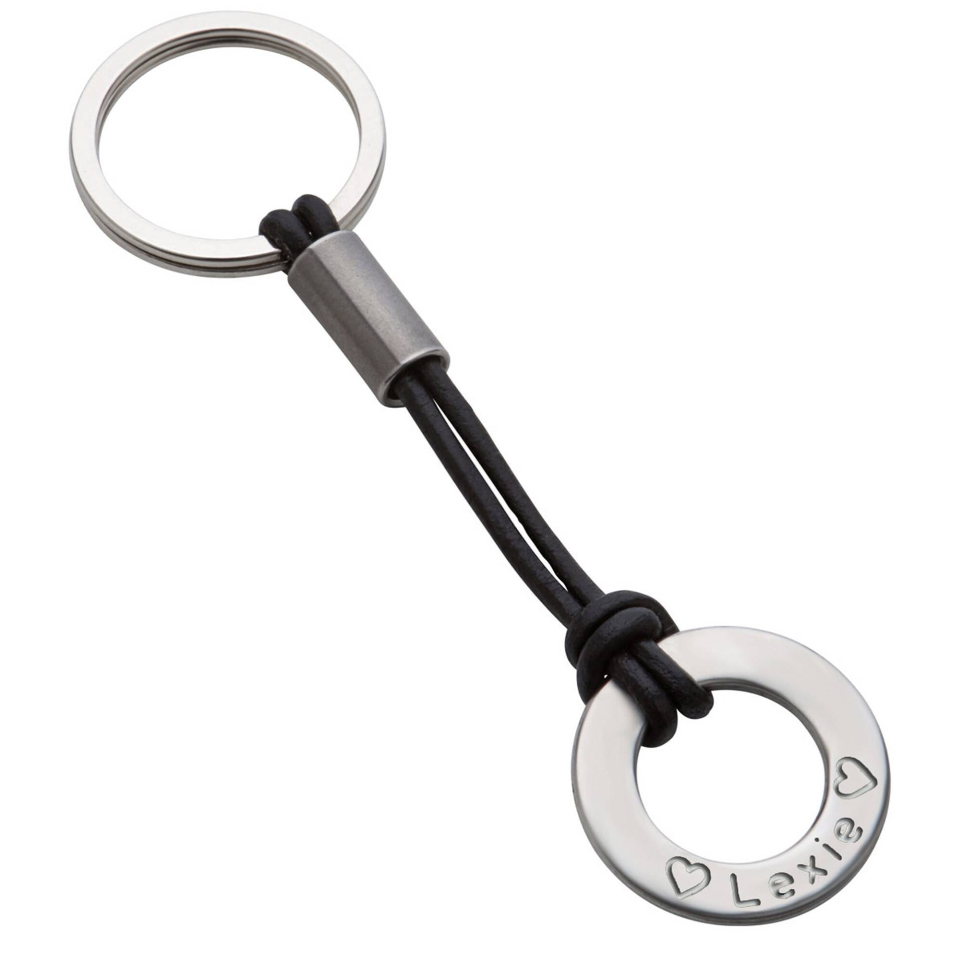 Schlüsselanhänger Gestempelt Geschenk Handgraviert von Siegtaler