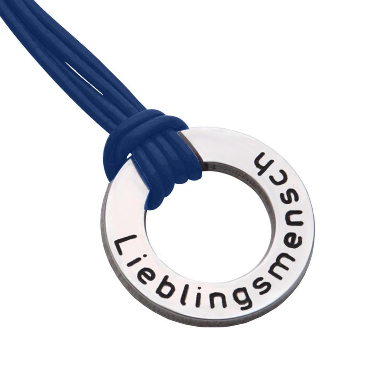 Schlüsselanhänger Gestempelt Lederband Graviert von Siegtaler