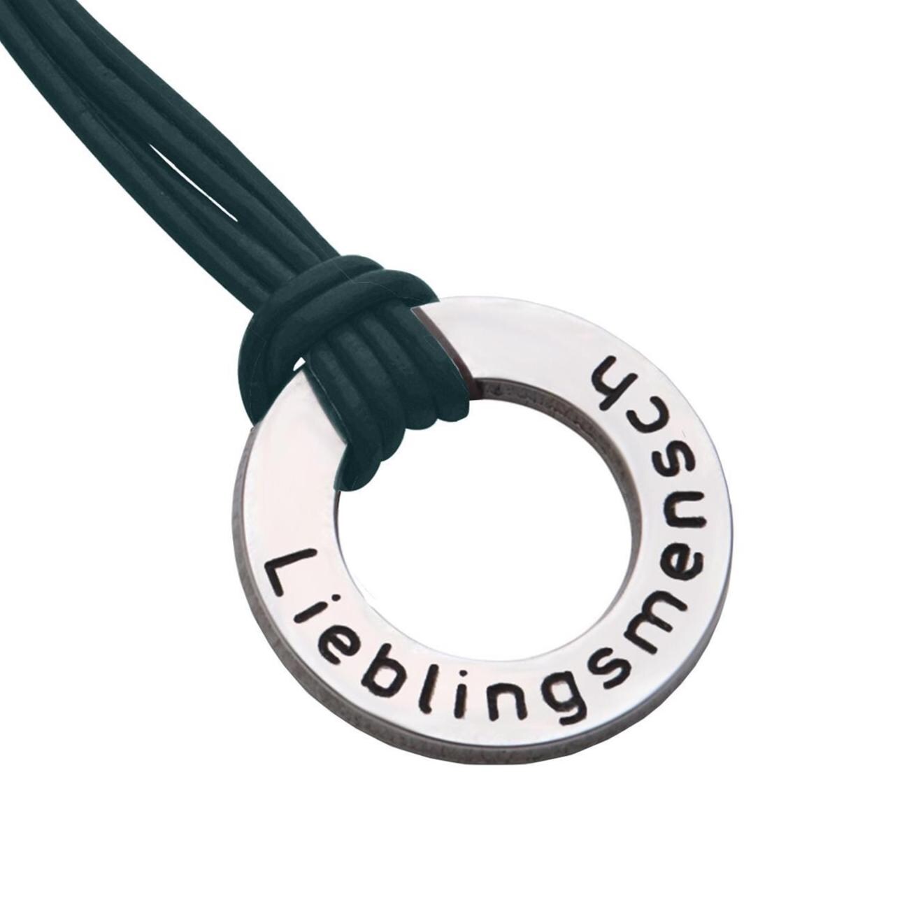 Schlüsselanhänger Graviert Leder Schmuck von Siegtaler