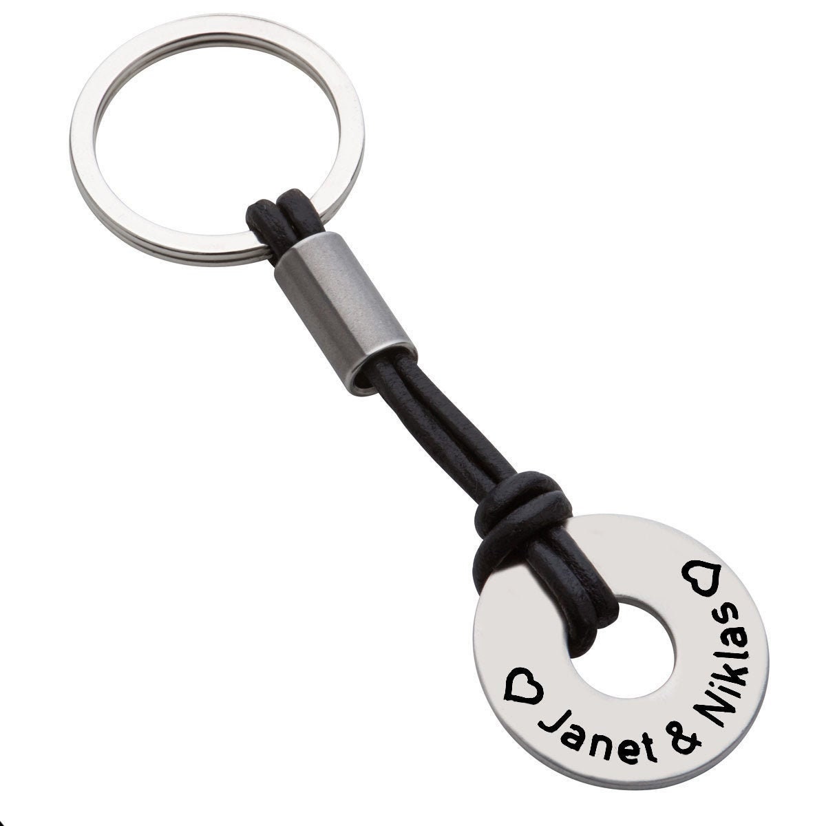 Schlüsselanhänger Gravur Wunschnamen von Siegtaler