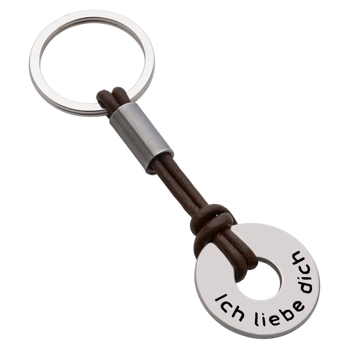 Schlüsselanhänger Leder Mit Gravur von Siegtaler