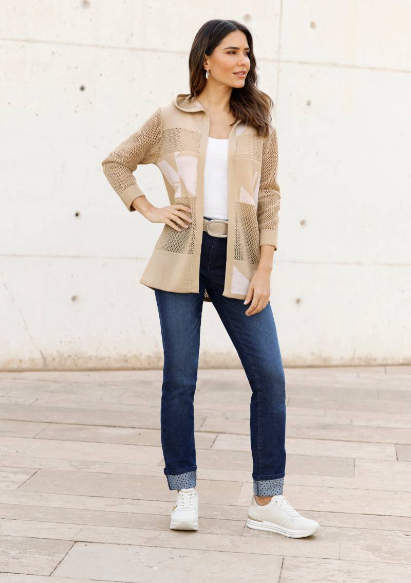 Ajourstrickjacke von Sieh an!