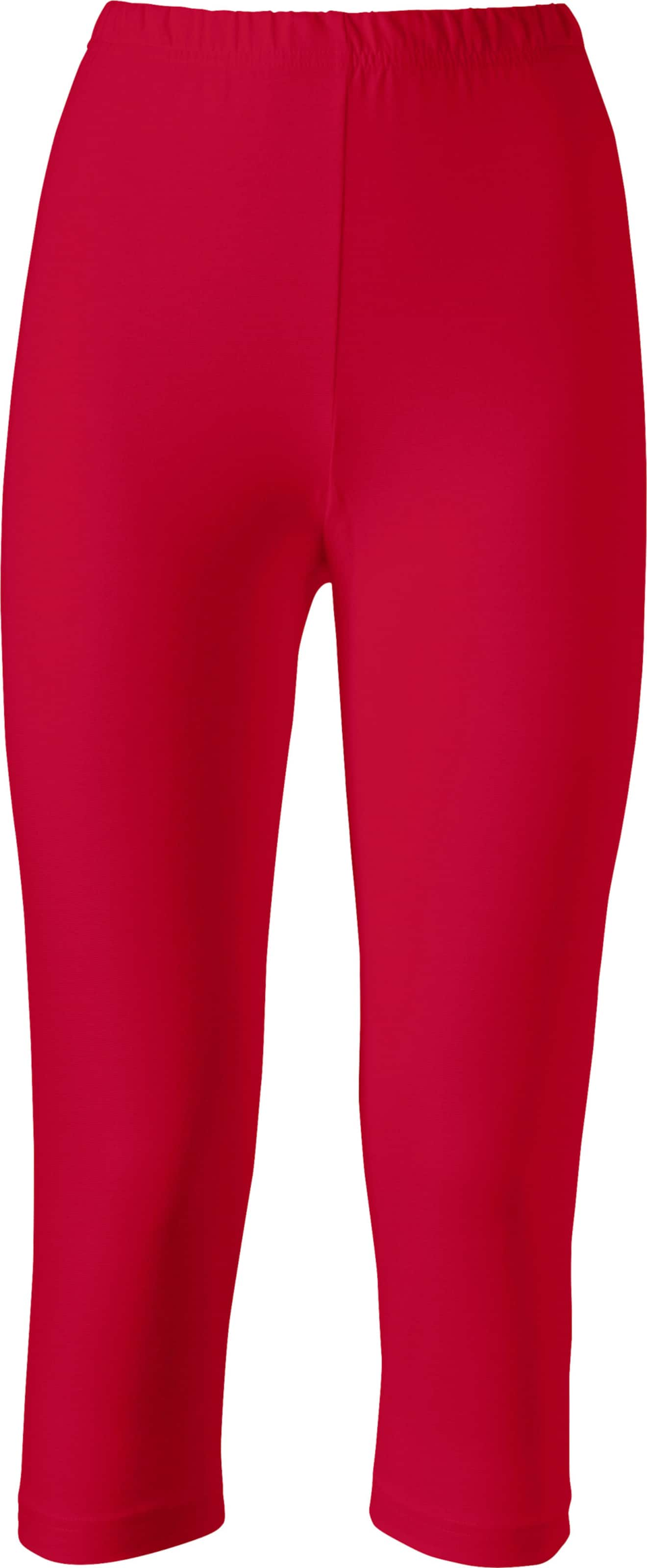 Sieh an! Damen Capri-Leggings rot von Sieh an!