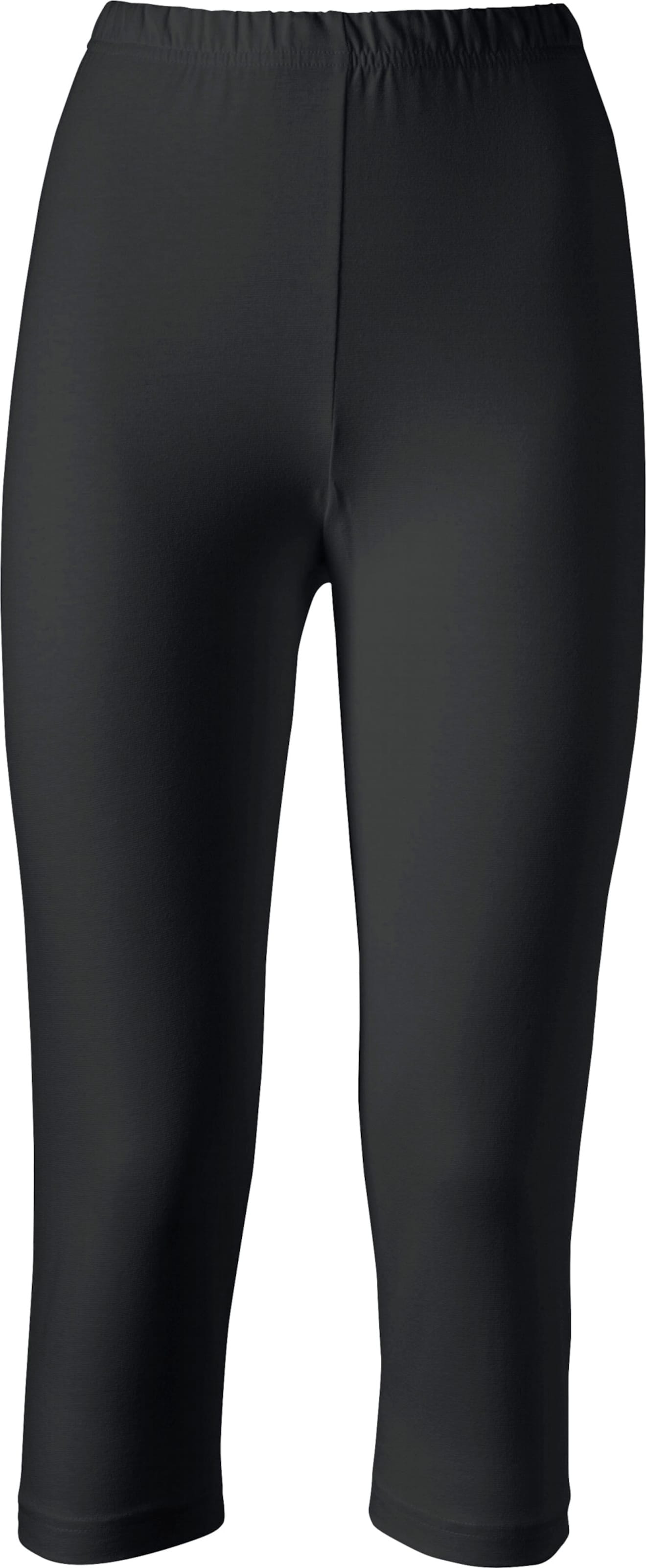 Sieh an! Damen Capri-Leggings schwarz von Sieh an!