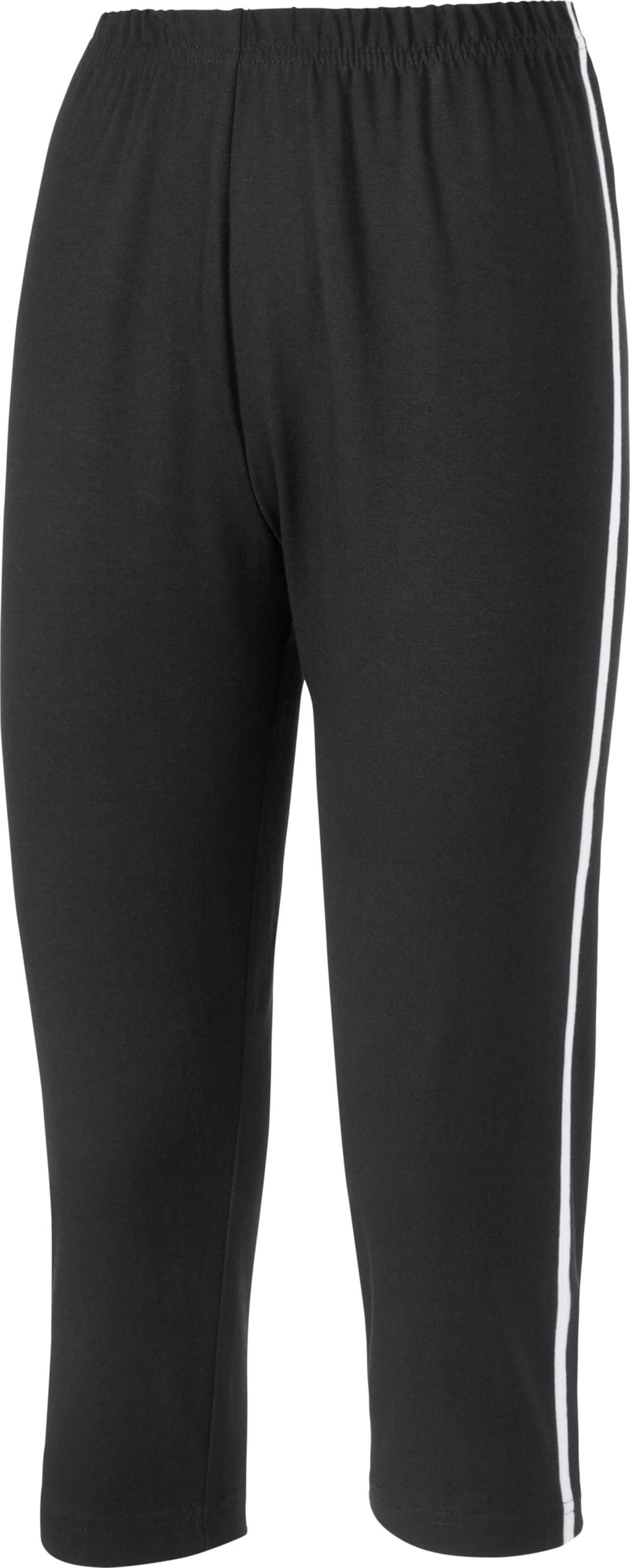 Sieh an! Damen Capri-Leggings schwarz-weiß von Sieh an!