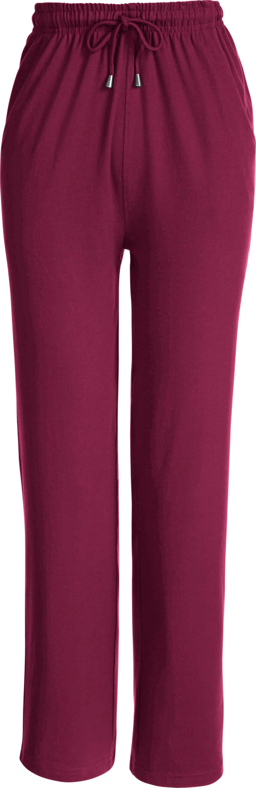 Sieh an! Damen Freizeithose bordeaux von Sieh an!