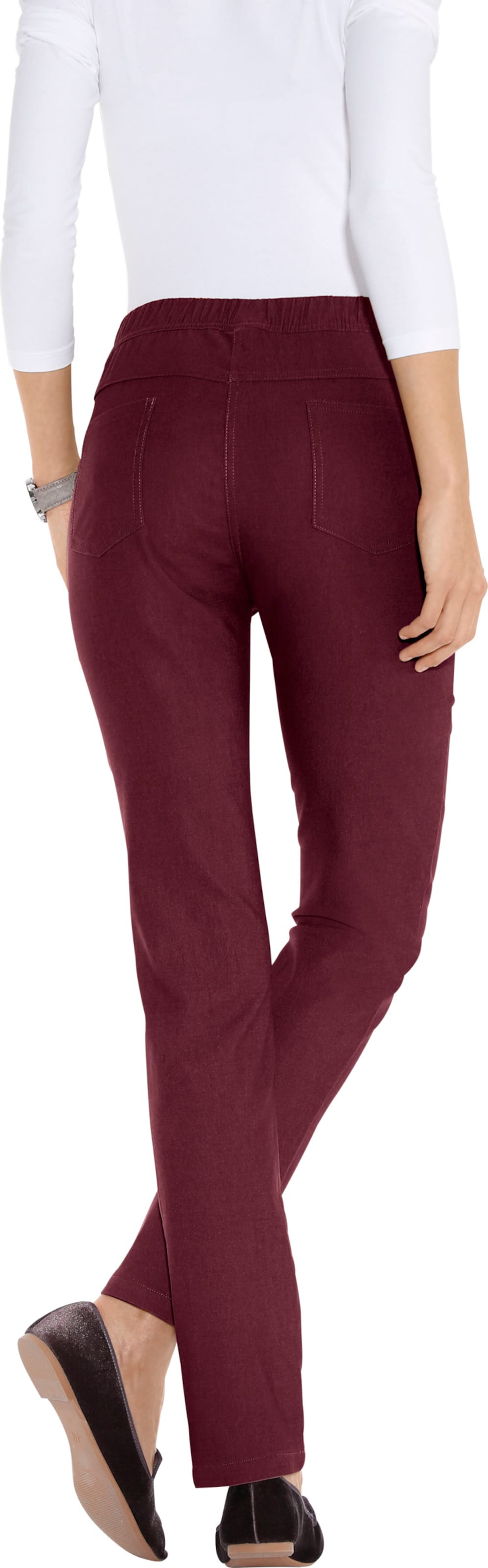 Sieh an! Damen Hose bordeaux von Sieh an!