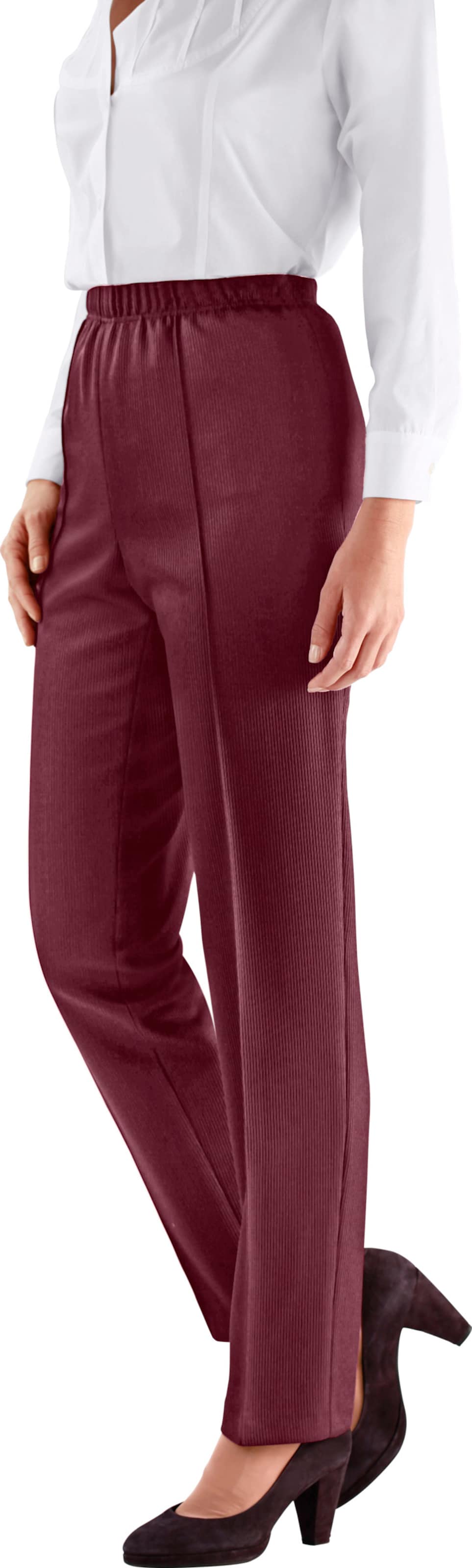 Sieh an! Damen Hose bordeaux von Sieh an!