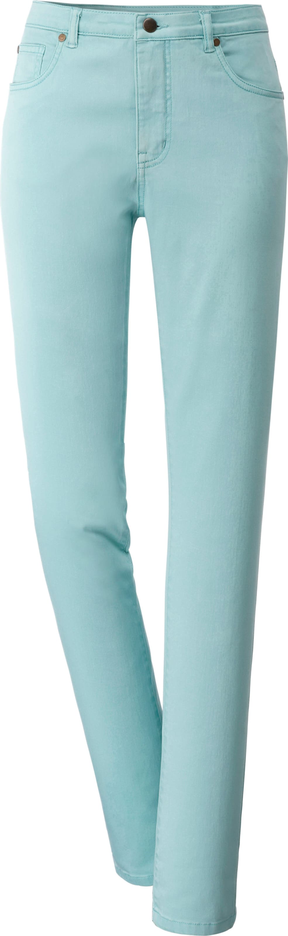 Sieh an! Damen 5-Pocket-Jeans aqua von Sieh an!