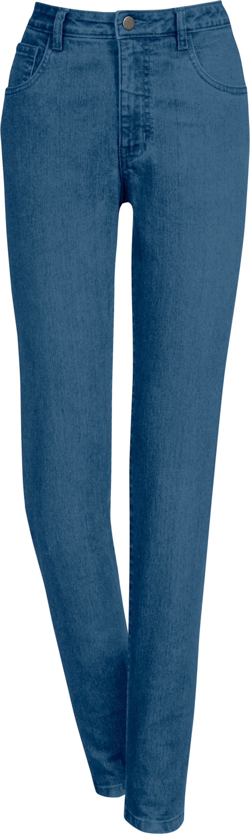 Sieh an! Damen 5-Pocket-Jeans blue-bleached von Sieh an!