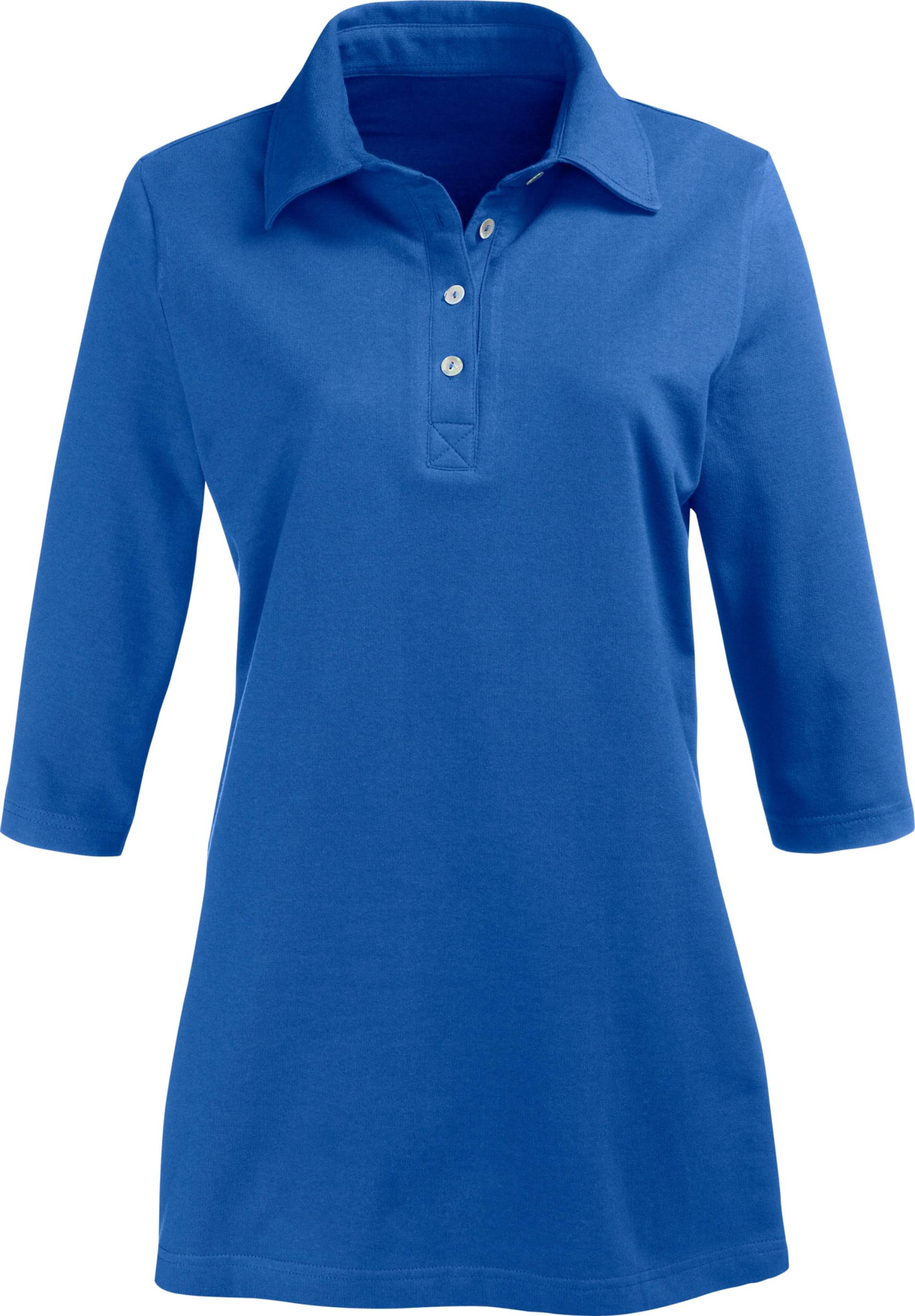 Sieh an! Damen Longshirt royalblau von Sieh an!