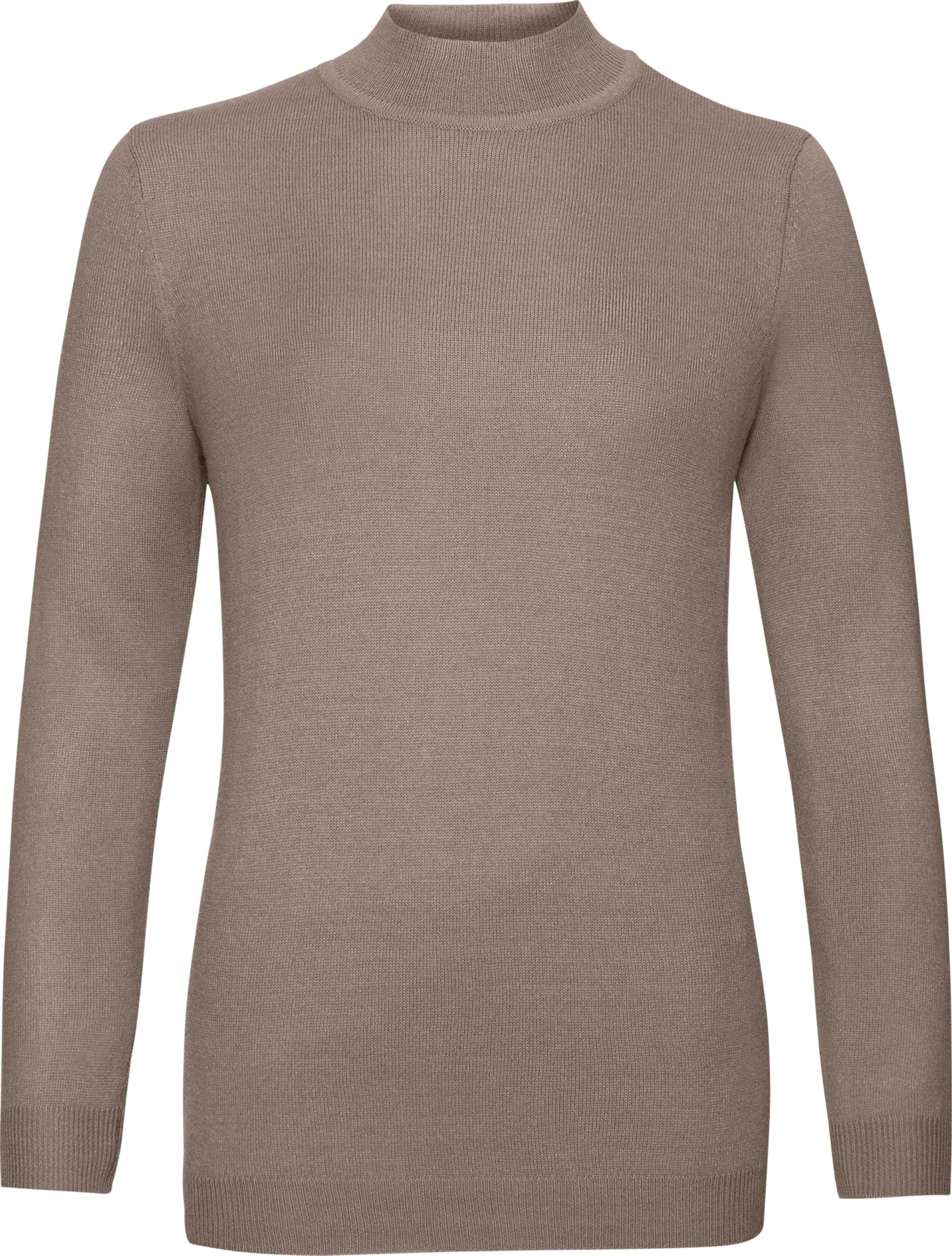 Sieh an! Damen Stehkragenpullover beige von Sieh an!