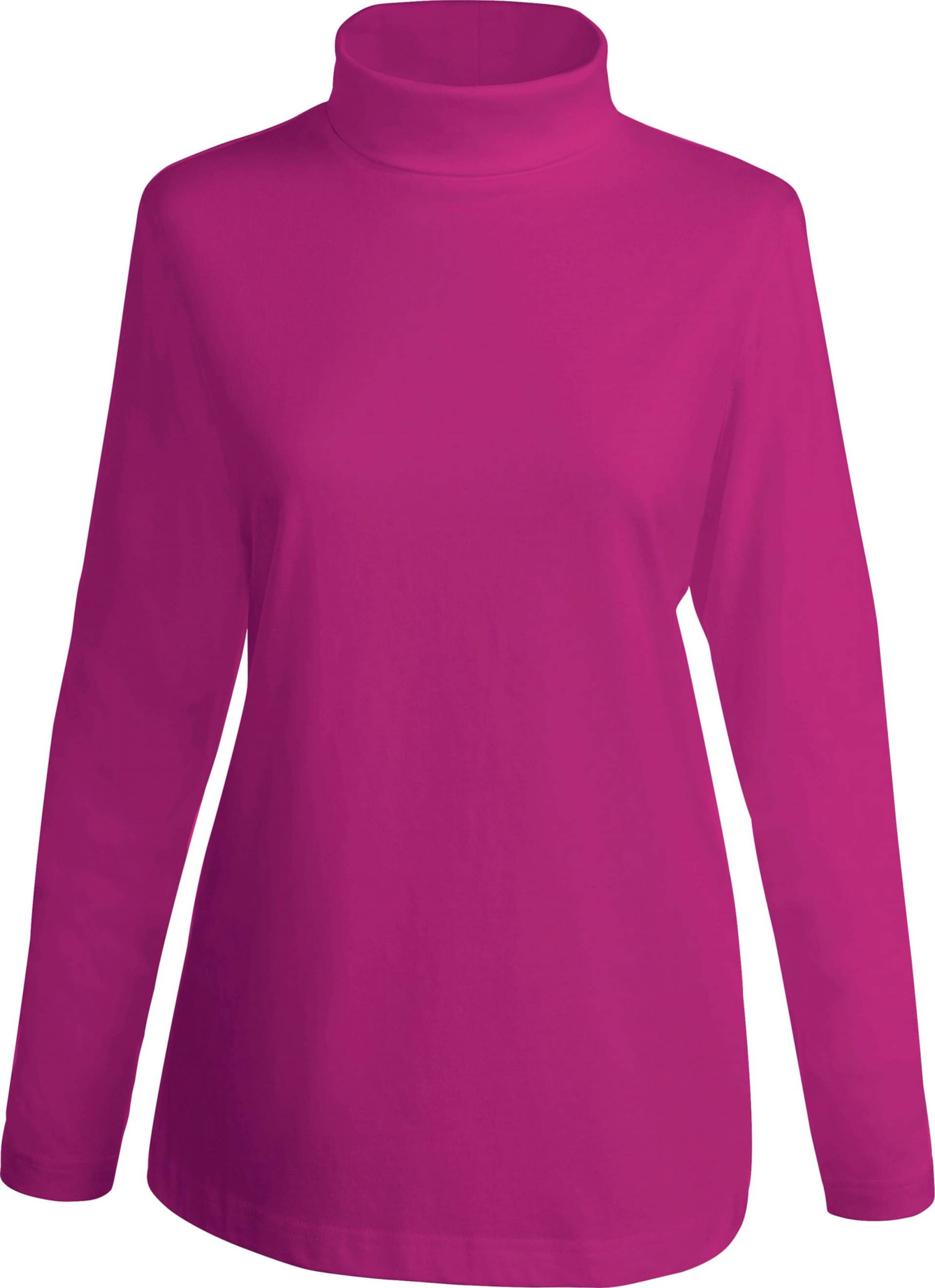 Sieh an! Damen Rollkragenshirt fuchsia von Sieh an!