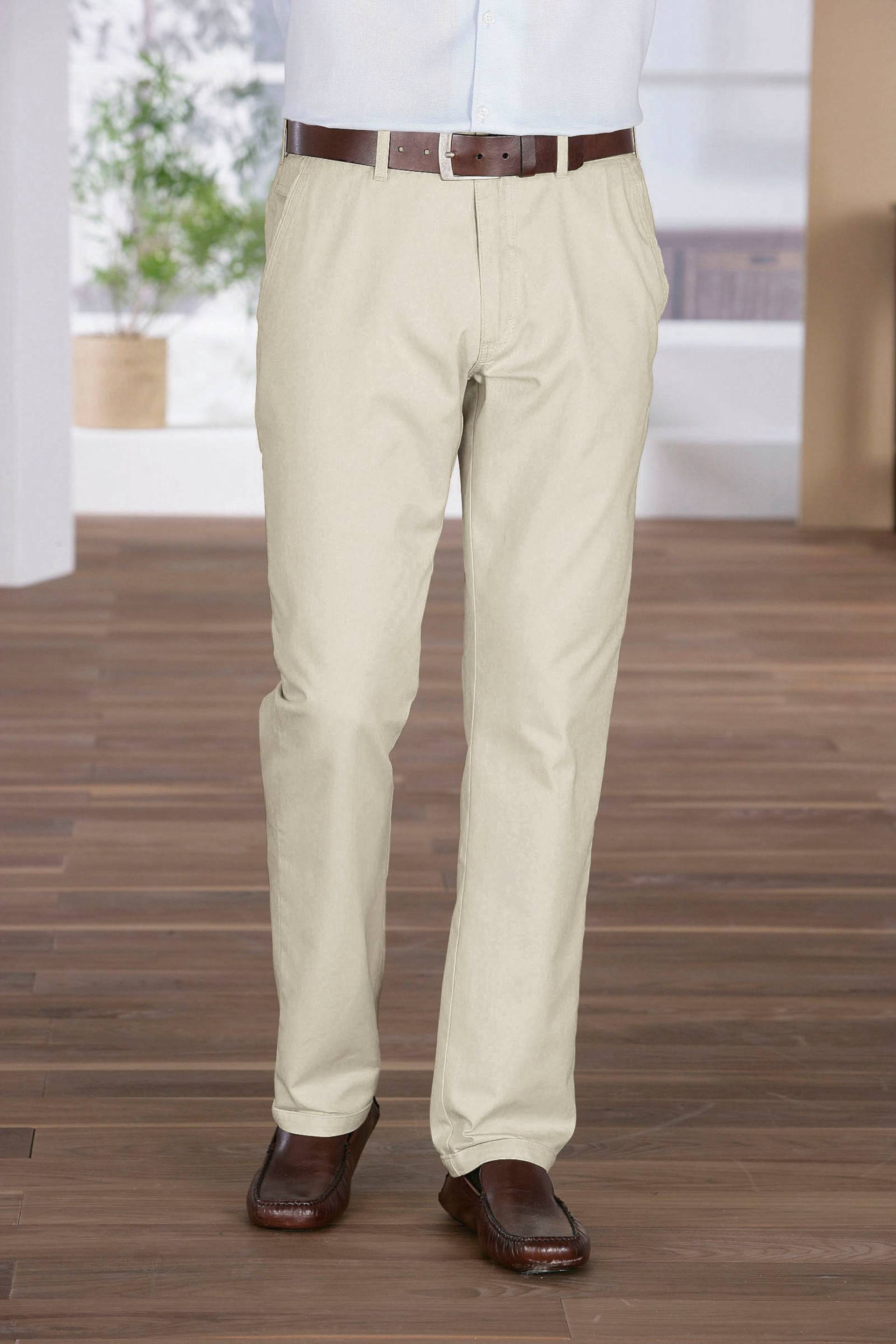 Sieh an! Herren Hose beige von Sieh an!