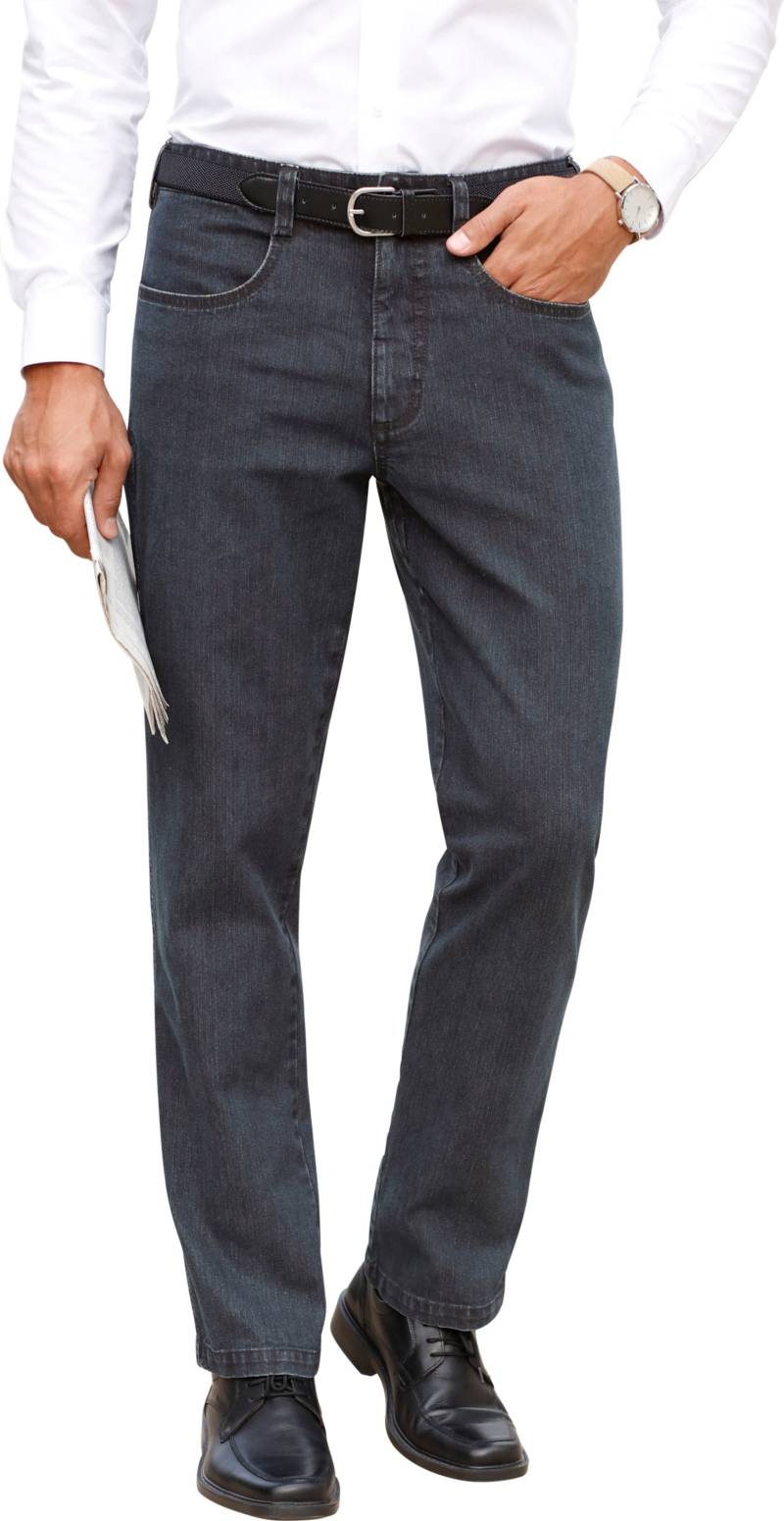 Sieh an! Herren Jeans mit Gürtel grey-denim von Sieh an!