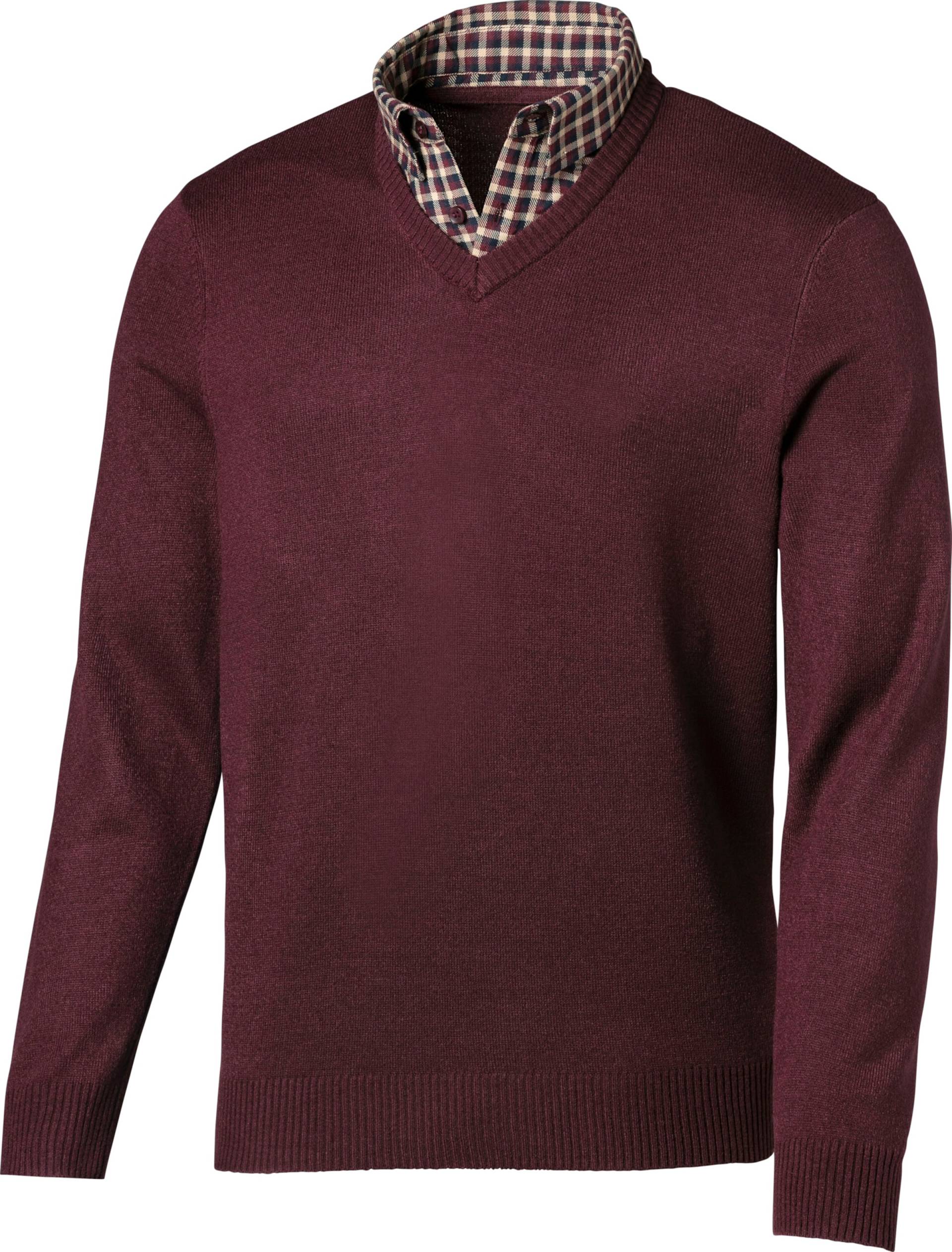 Sieh an! Herren Pullover bordeaux von Sieh an!