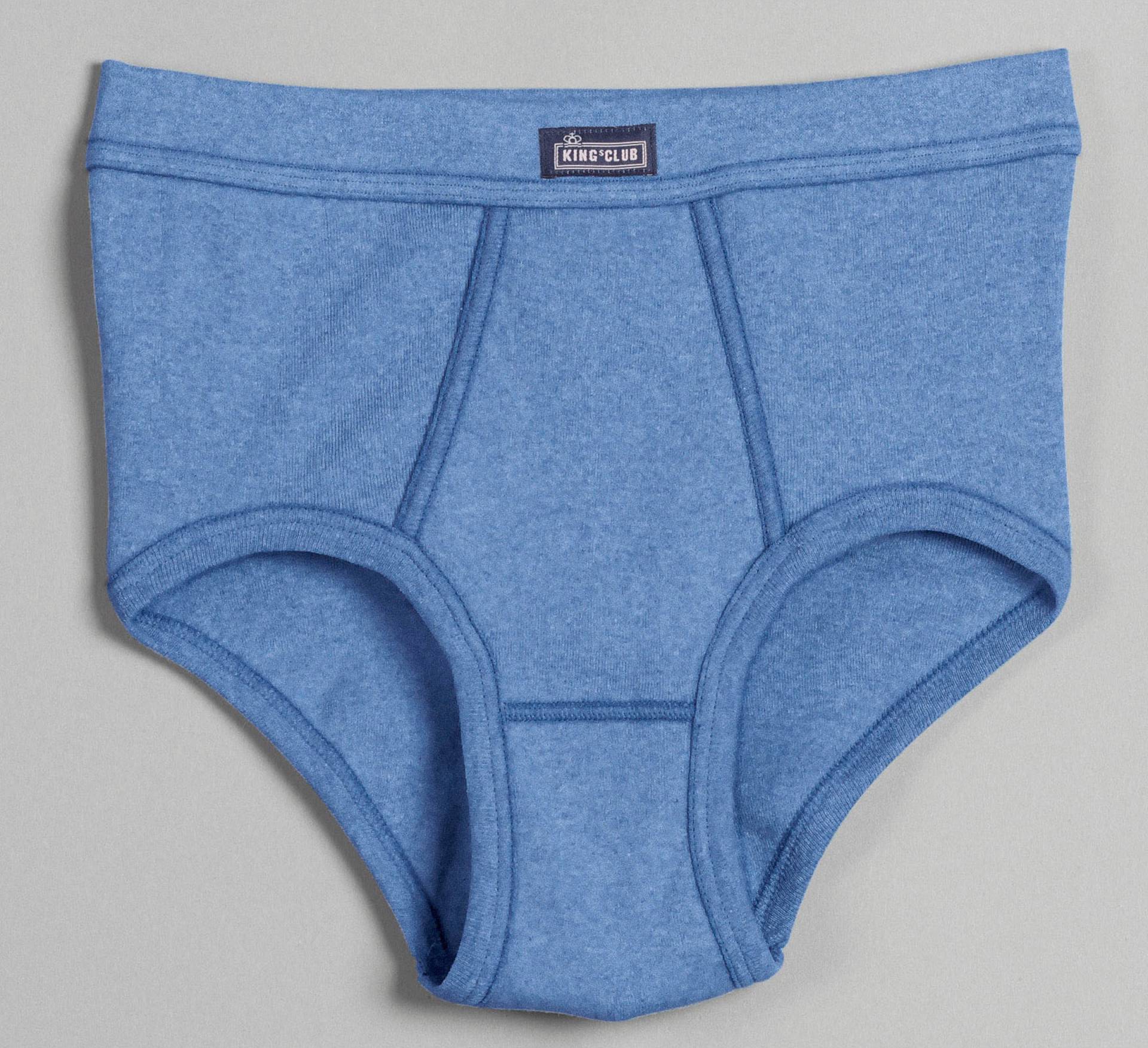 Sieh an! Herren Slip hellblau-meliert von KINGsCLUB