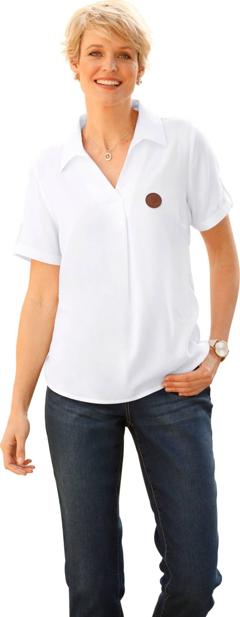 Kurzarmbluse von Sieh an!