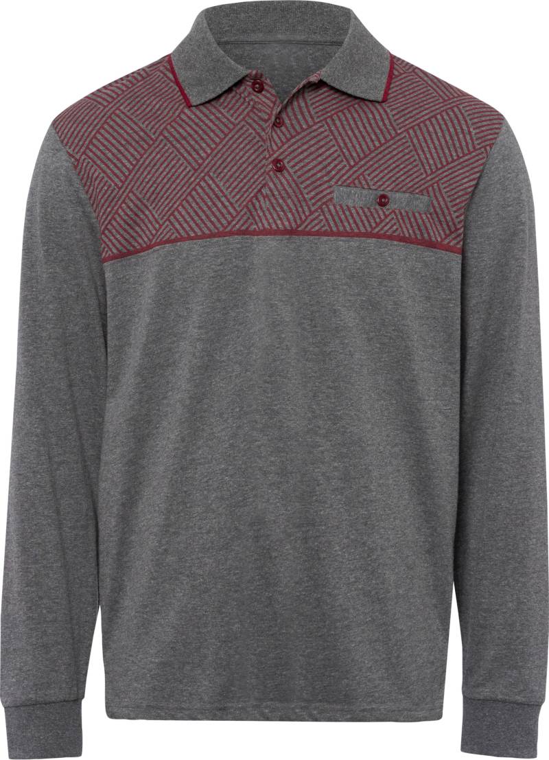 Langarm-Poloshirt von Sieh an!