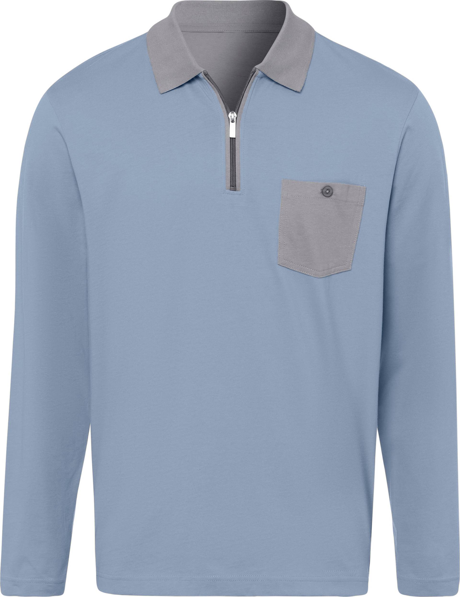 Langarm-Poloshirt von Sieh an!