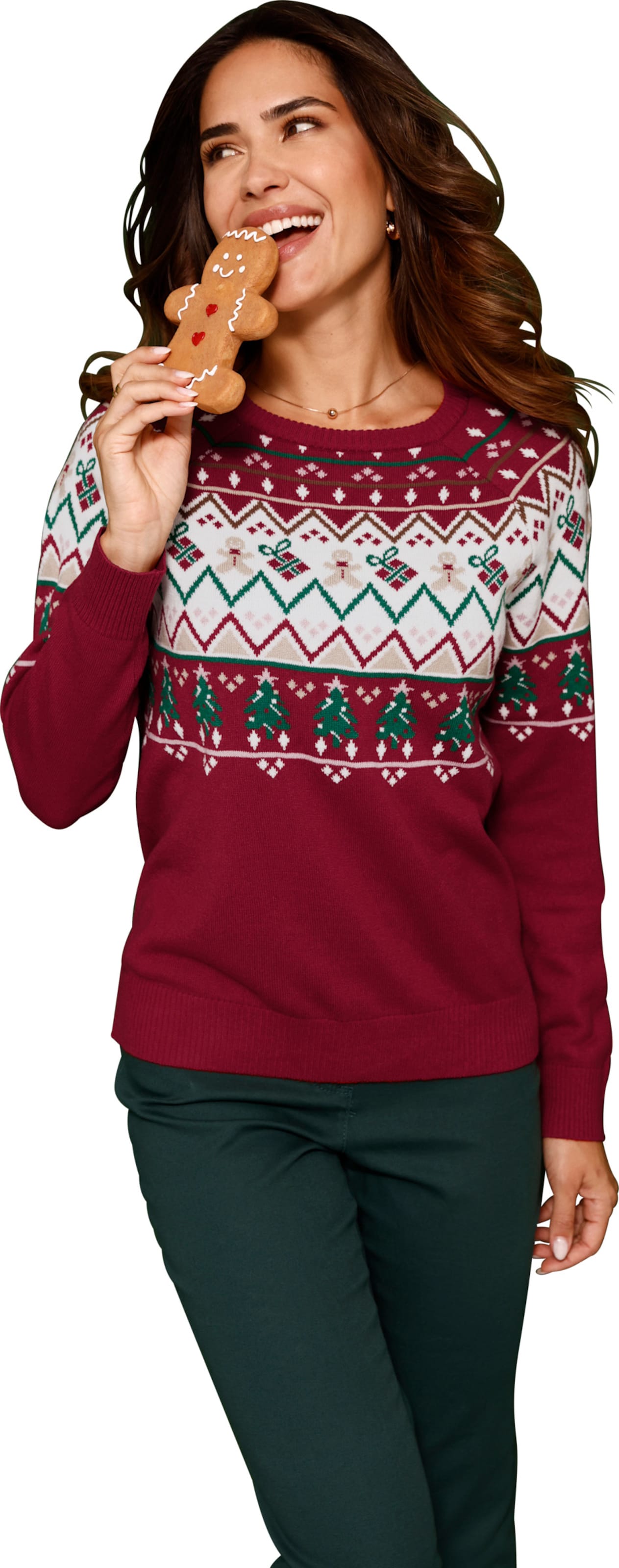 Langarm-Pullover von Sieh an!