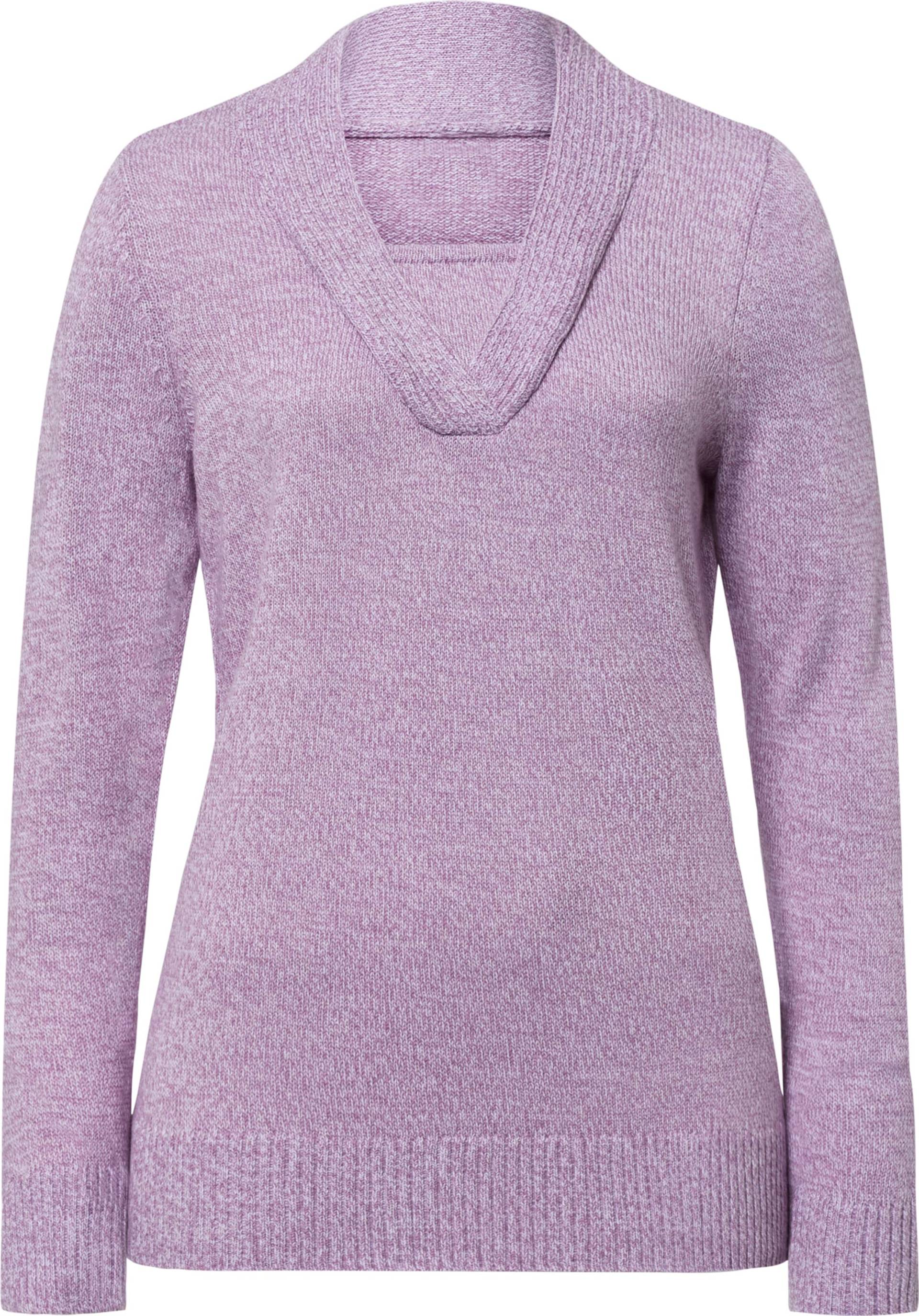 Sieh an! Damen 2-in-1-Pullover orchidee-meliert von Sieh an!