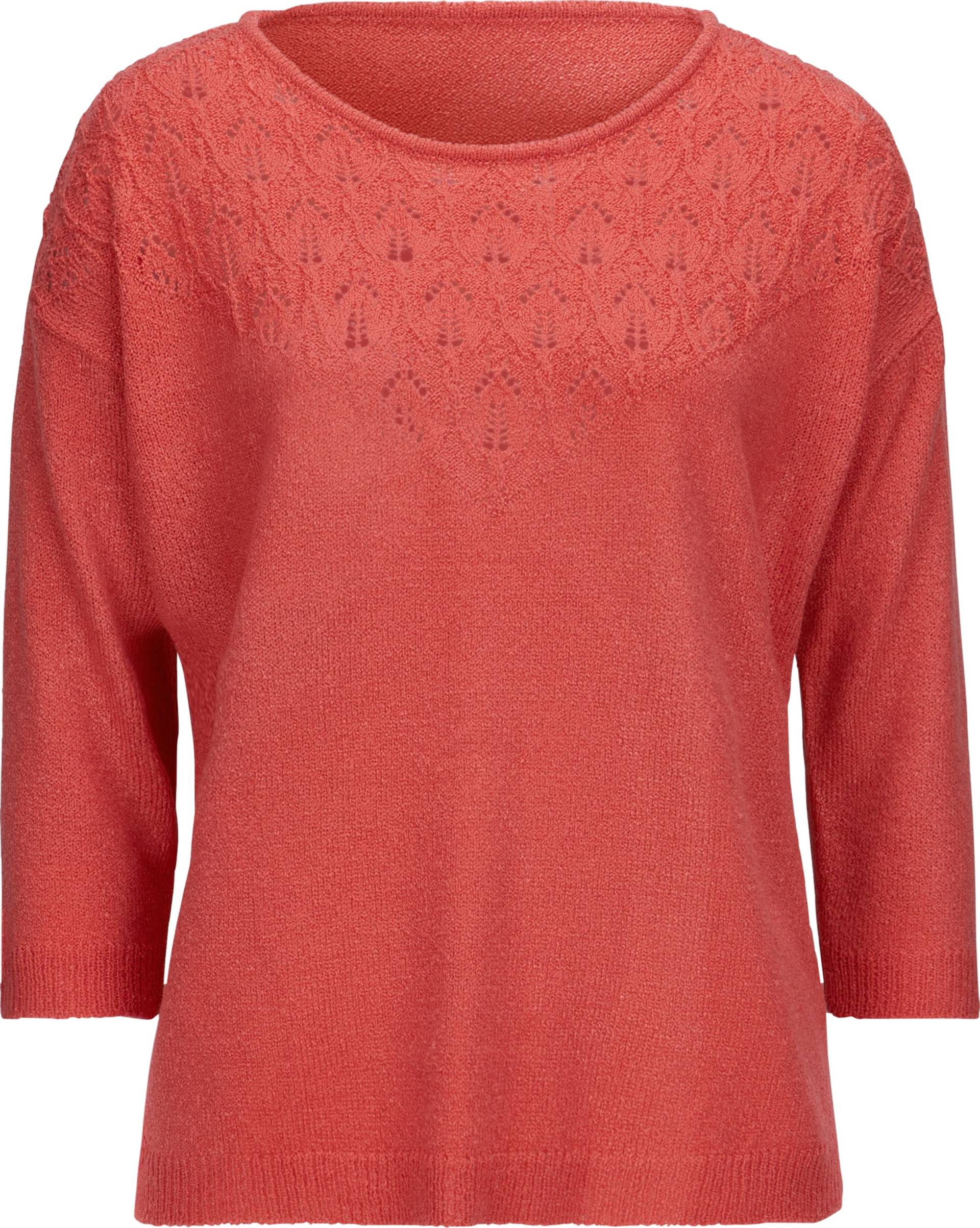 Sieh an! Damen 3/4 Arm-Pullover grapefruit von Sieh an!