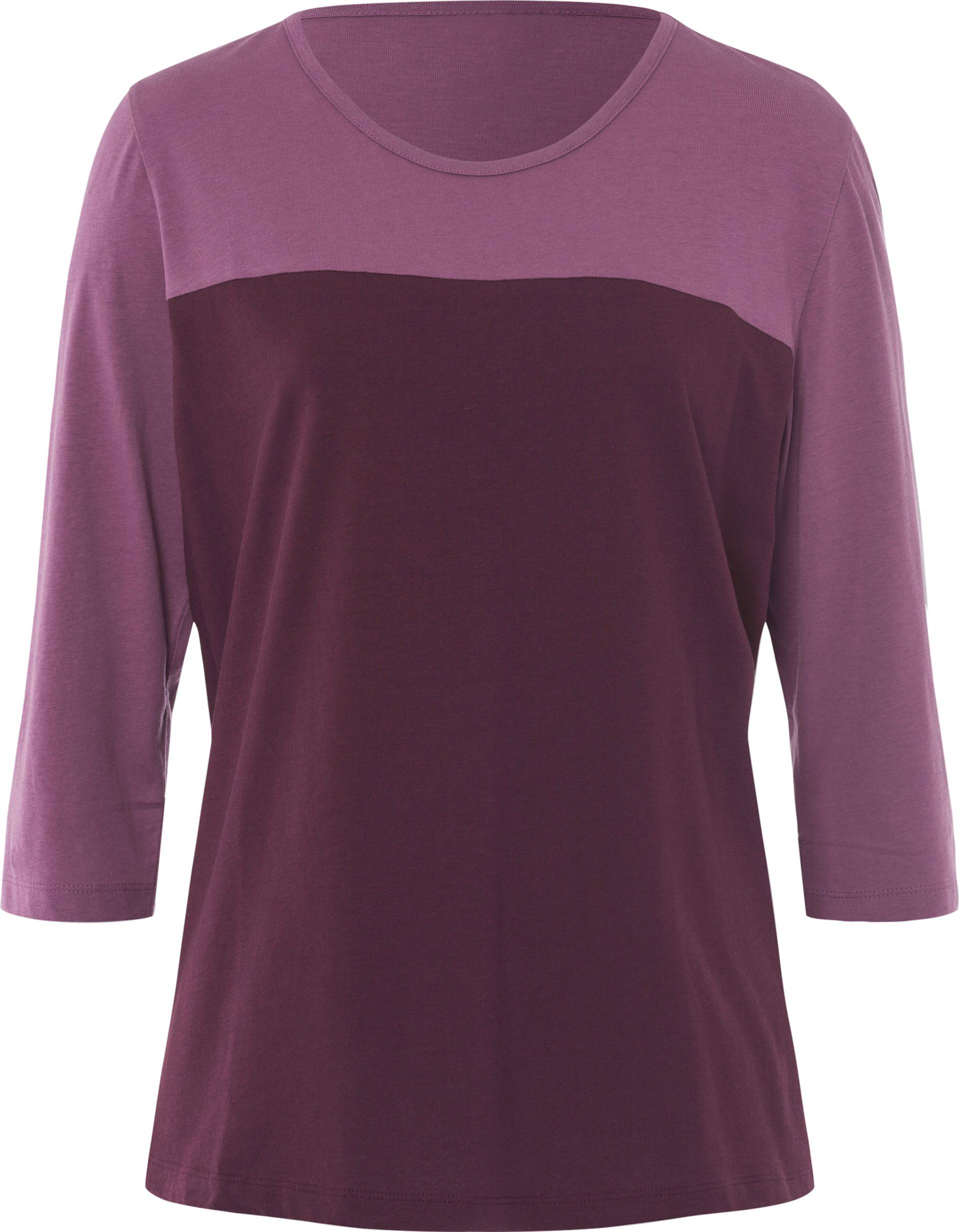 Sieh an! Damen 3/4-Arm-Shirt violett-burgund von Sieh an!