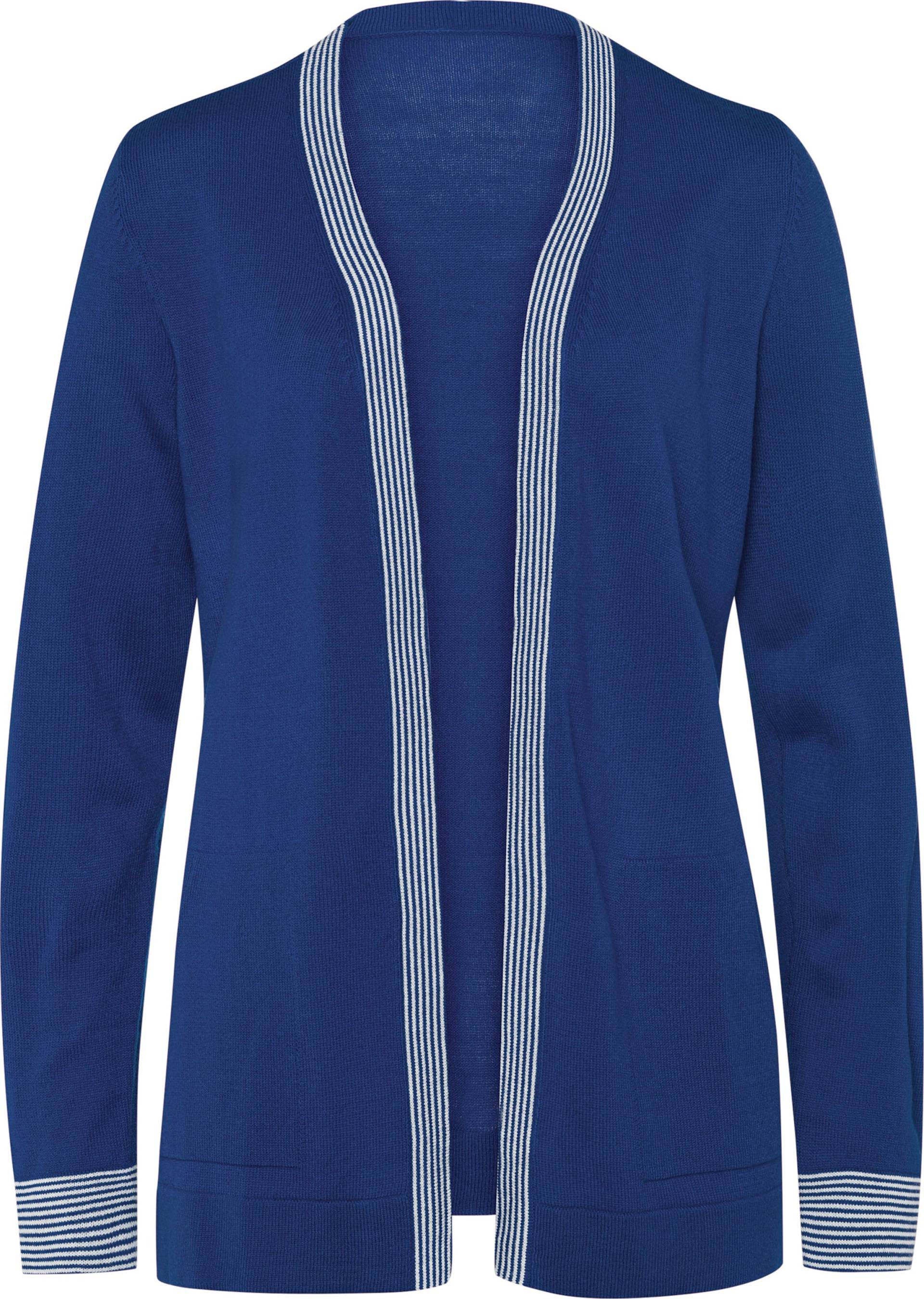 Sieh an! Damen Cardigan royalblau-weiß von Sieh an!