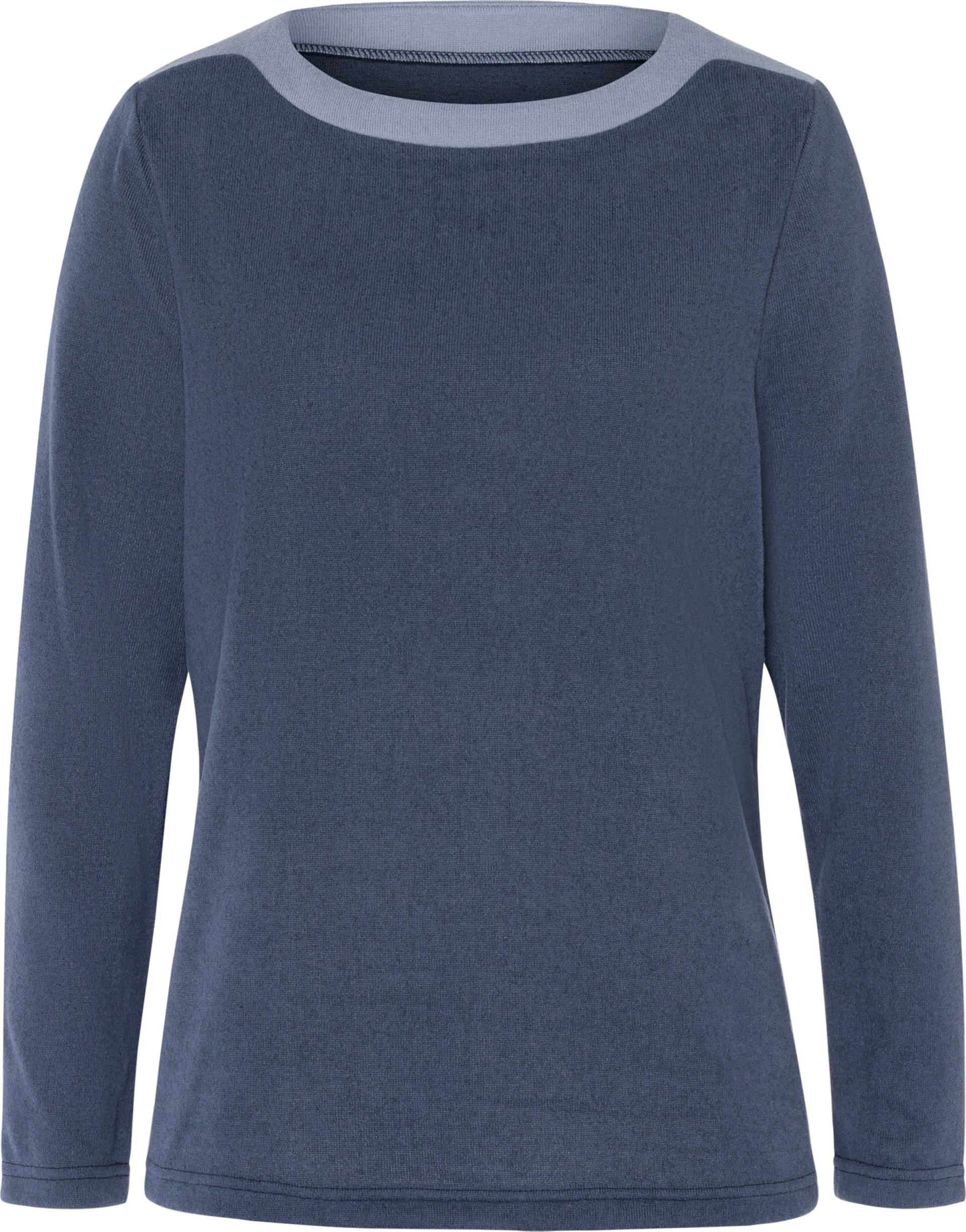 Sieh an! Damen Feinstrickpullover, rauchblau-taubenblau von Sieh an!