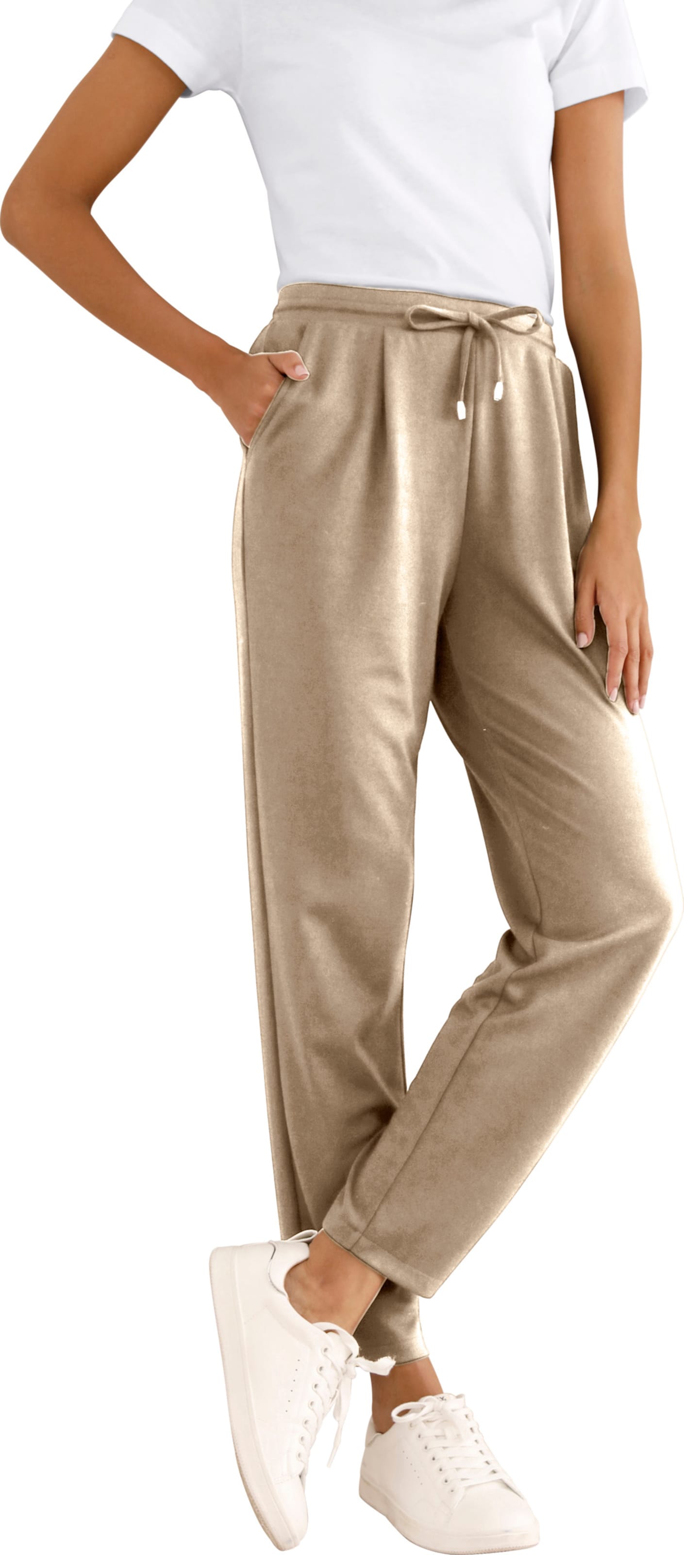 Sieh an! Damen Hose beige von Sieh an!