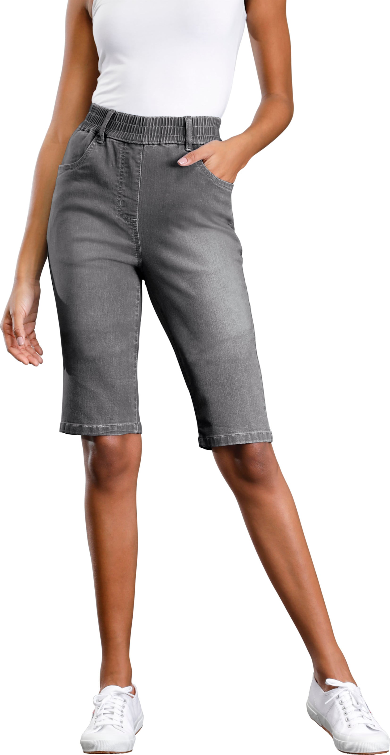 Sieh an! Damen Jeansbermudas grey-denim von Sieh an!