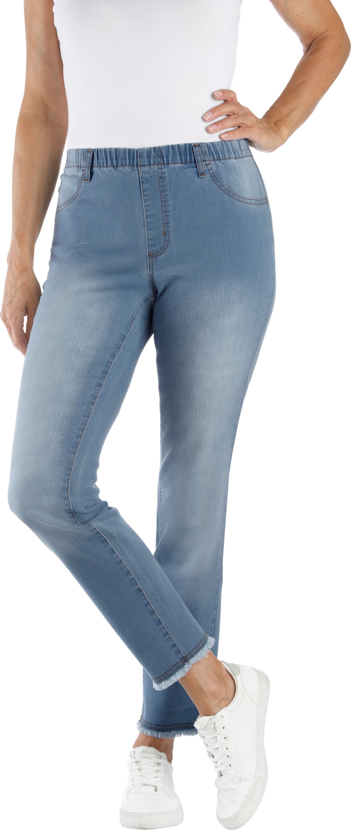 Sieh an! Damen Jeans blue-bleached von Sieh an!